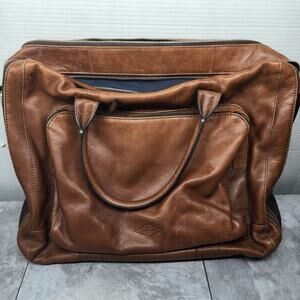 Fossil Leather Bag For Scrap Leather Or Repair Genuine Leather Workshop